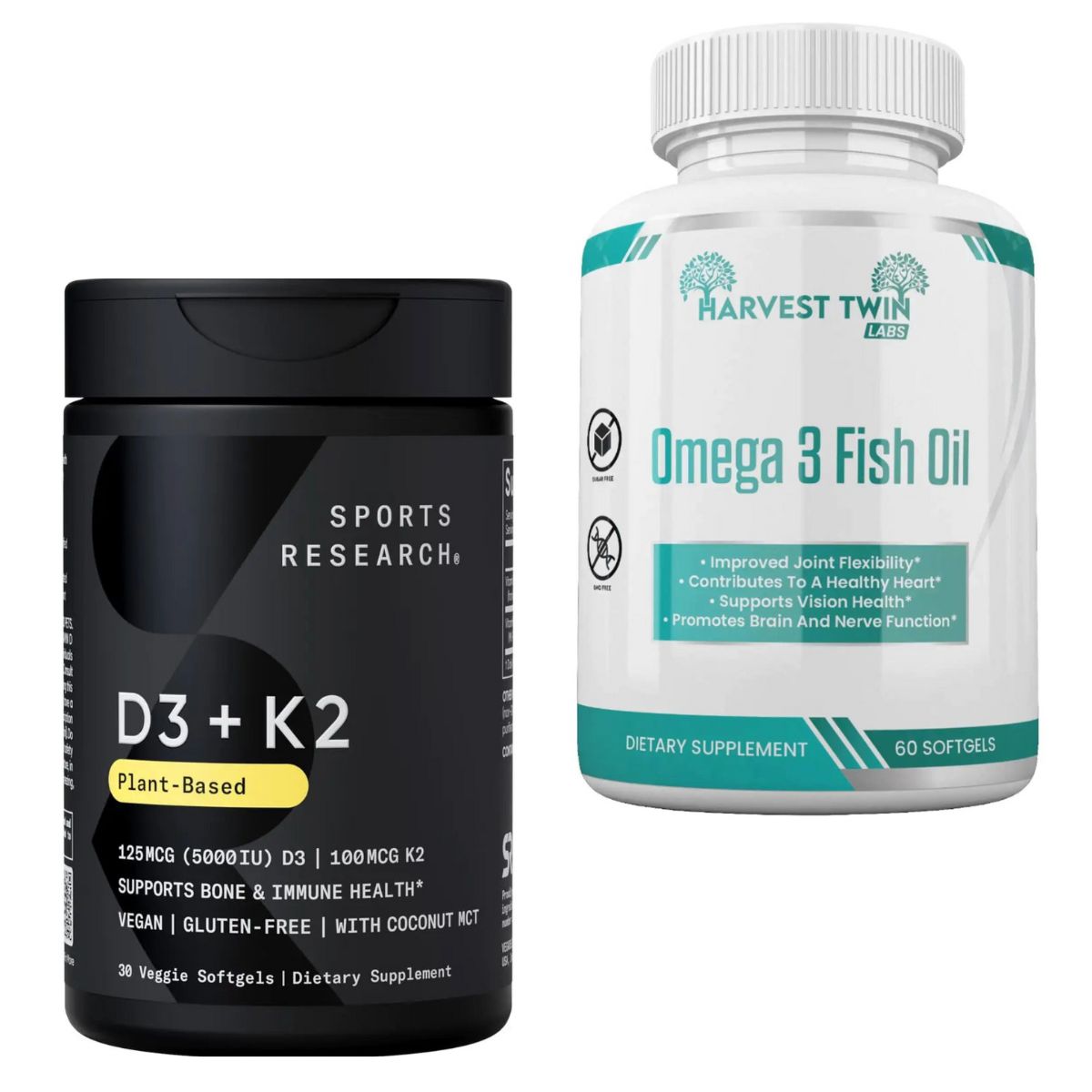 Essential Wellness Kit – Omega 3 & Vitamin D3 + K2